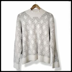 NWT Belle by Belldini Soft Fuzzy Mockneck Sweater